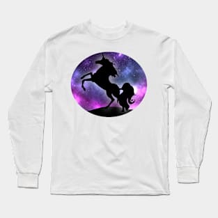 Unicorn night Long Sleeve T-Shirt